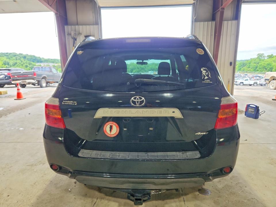 2010 Toyota Highlander VIN 5TDJK3EH6AS011050 COPART salvage auction — FRONT END, Pa - Certificate Of Salvage, sold $2,050 on 2026-07-10 (photo 6)