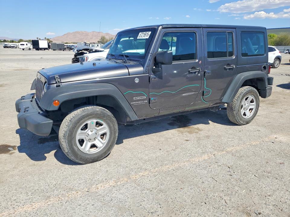 2016 Jeep Wrangler / VIN 1C4BJWDG4GL324240 COPART salvage auction — FRONT END, Nv - Salvage Title, sold $150 on 2026-07-30 (photo 1)