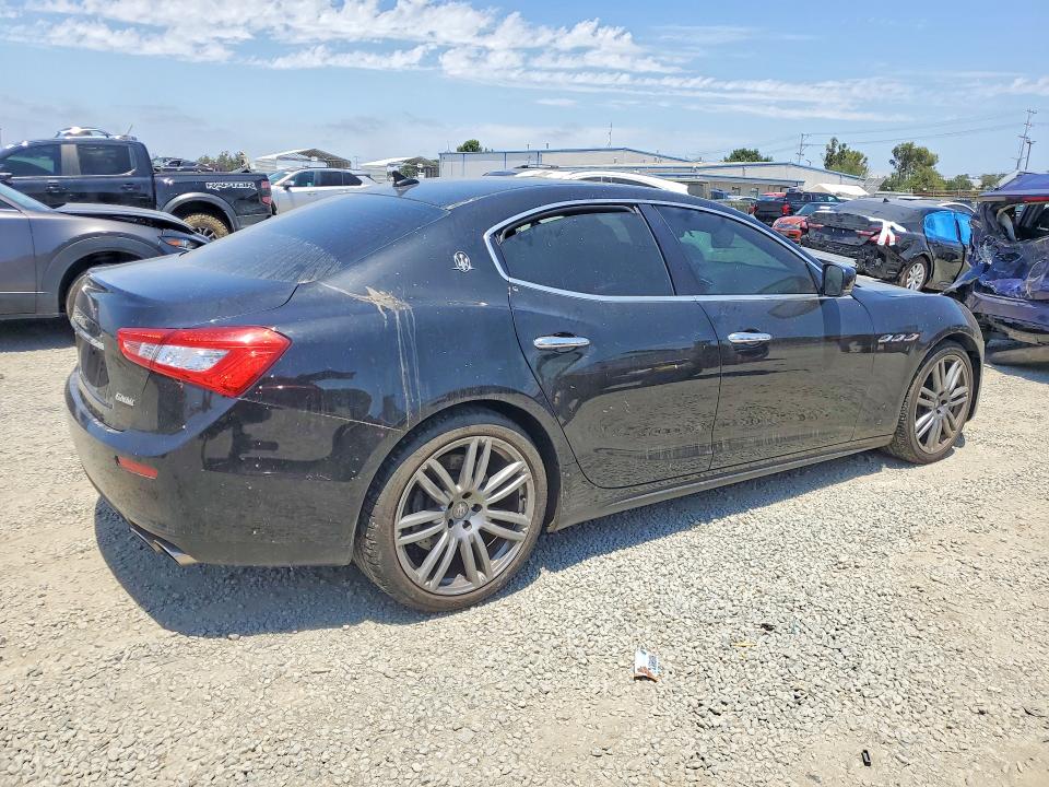 2015 Maserati Ghibli VIN ZAM57XSA4F1141426 COPART salvage auction — MINOR DENT/SCRATCHES, Ca - Dis/Dlr/Exp Only Clean Title (P), sold $4,250 on 2026-07-09 (photo 3)