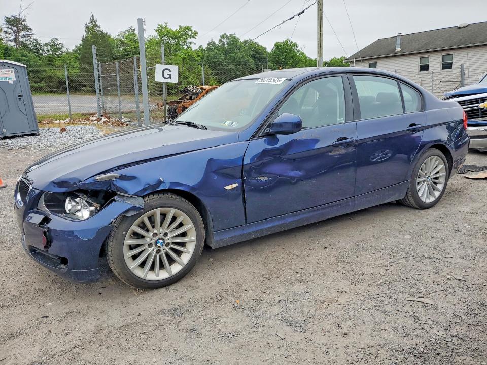 2011 BMW 3 series VIN WBAPK5C57BA656378 COPART salvage auction — FRONT END, PA - CERTIFICATE OF SALVAGE, sold $800 on 2026-07-02 (photo 1)