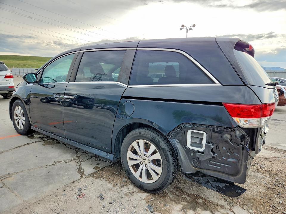 2015 Honda Odyssey VIN 5FNRL5H67FB026271 COPART salvage auction — REAR END, Co - Public - Salvage Title, sold $4,350 on 2026-07-22 (photo 2)