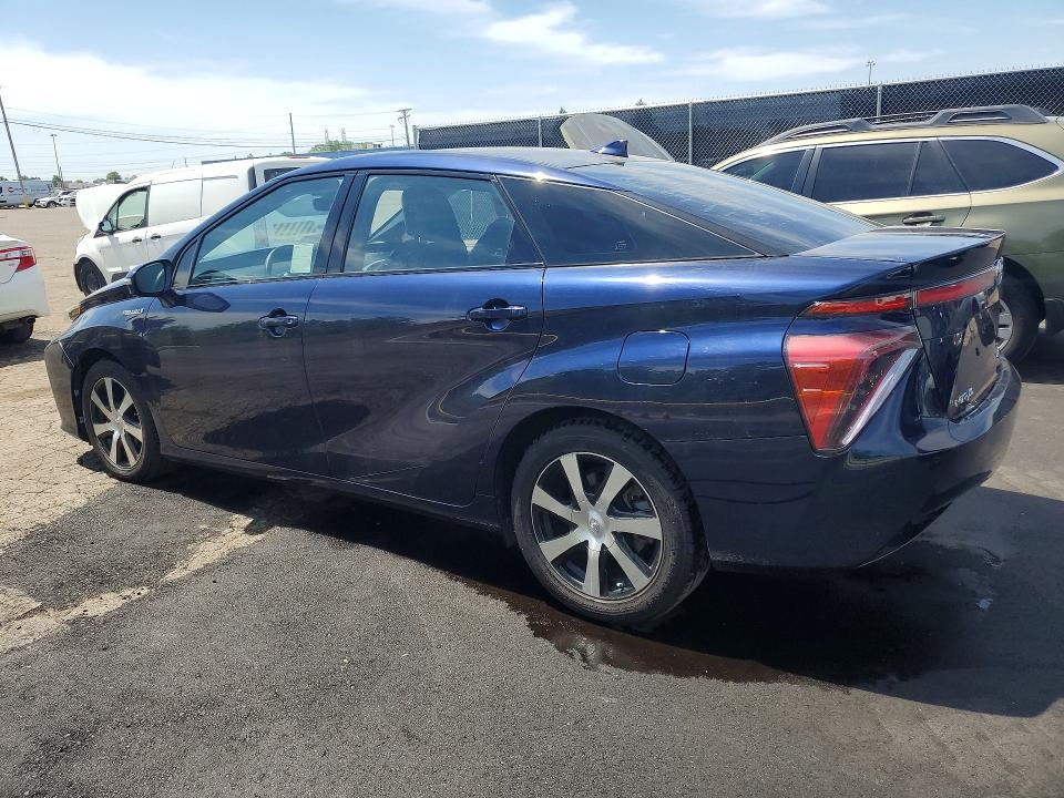 2018 Toyota Mirai VIN JTDBVRBD5JA005317 COPART salvage auction — MINOR DENT/SCRATCHES, Mi - Certificate Of Title, sold $3,550 on 2026-07-07 (photo 2)
