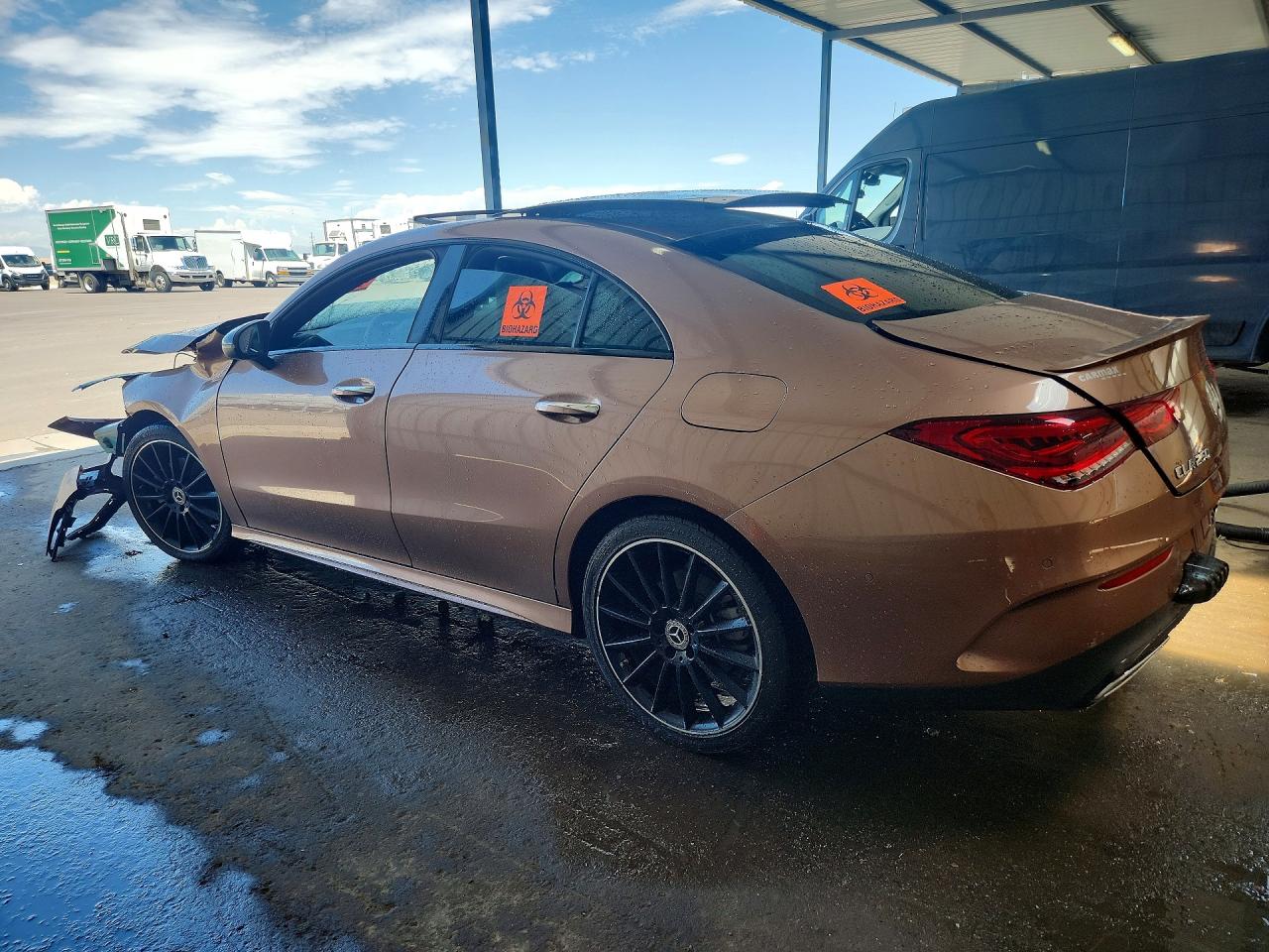 2022 Mercedes-Benz CLA-Class VIN W1K5J4GB0NN267012 COPART salvage auction — Front End, CO - CERTIFICATE OF TITLE, sold $2,050 on 2026-07-09 (photo 2)