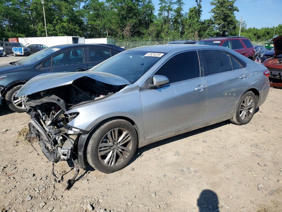 2016 Toyota VIN 4T1BF1FKXGU207662 COPART salvage auction — FRONT END, Md - Cert Of Salvage > 75% Damage, sold $1,100 on 2026-07-02 (photo 1)