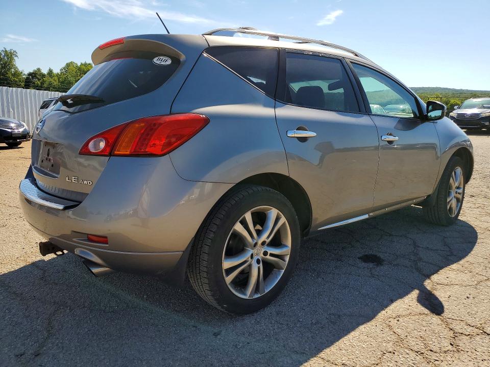2010 Nissan Murano VIN JN8AZ1MW0AW127302 COPART salvage auction — FRONT END, VA - CERT OF TITLE - SALVAGE, sold $300 on 2026-07-10 (photo 3)