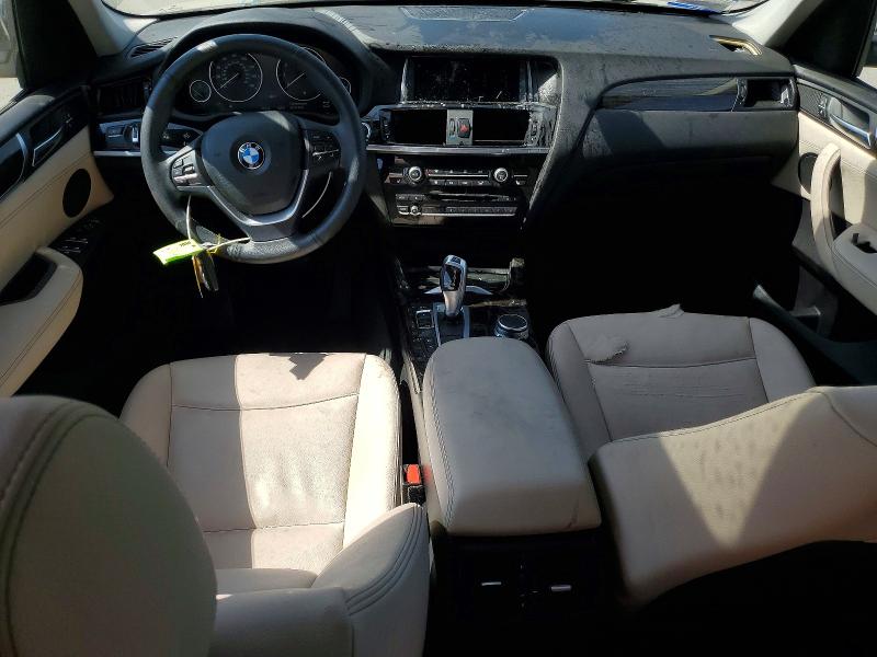 2017 BMW X3 VIN 5UXWX9C5XH0D98803 COPART salvage auction — MINOR DENT/SCRATCHES, Ca - Salvage Certificate, sold $1,100 on 2026-07-28 (photo 8)