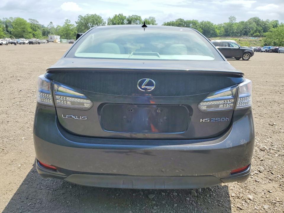 2010 Lexus Hs 250h VIN JTHBB1BA0A2013995 COPART salvage auction — SIDE, NY - MV-907A SALVAGE CERTIFICATE, sold $450 on 2026-07-09 (photo 6)