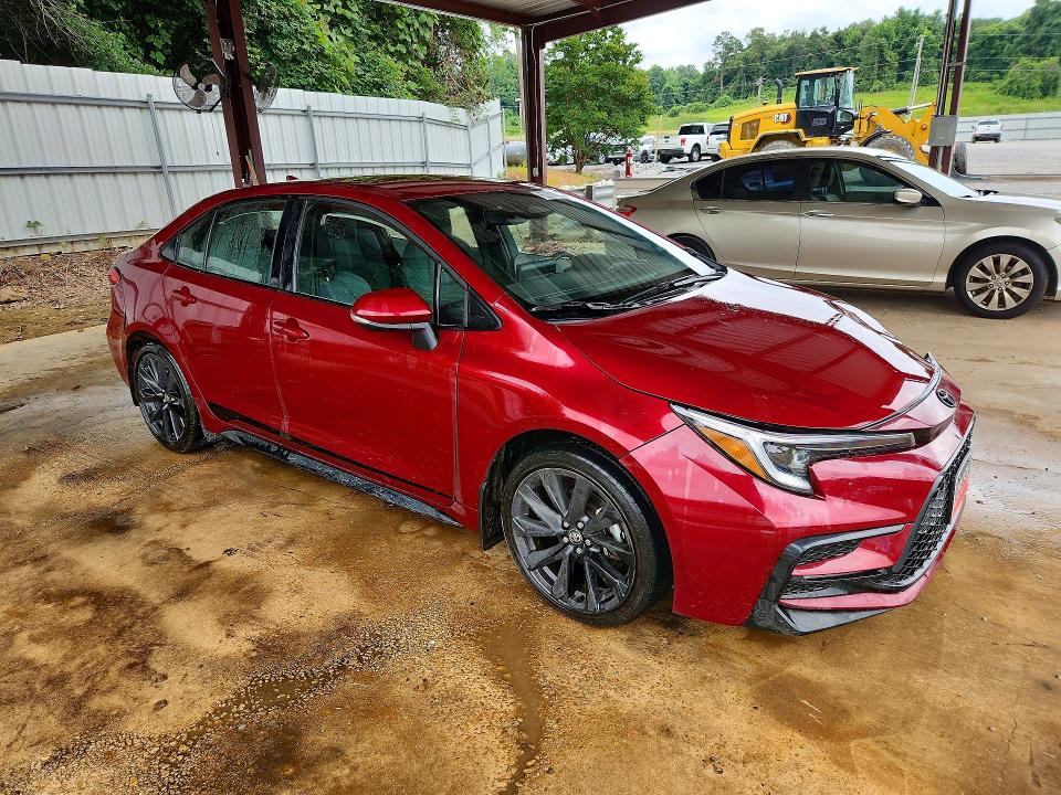 2025 Toyota Corolla VIN 5YFS4MCE2SP229588 COPART salvage auction — FRONT END, MS - CERTIFICATE OF TITLE, sold $2,250 on 2026-07-28 (photo 4)