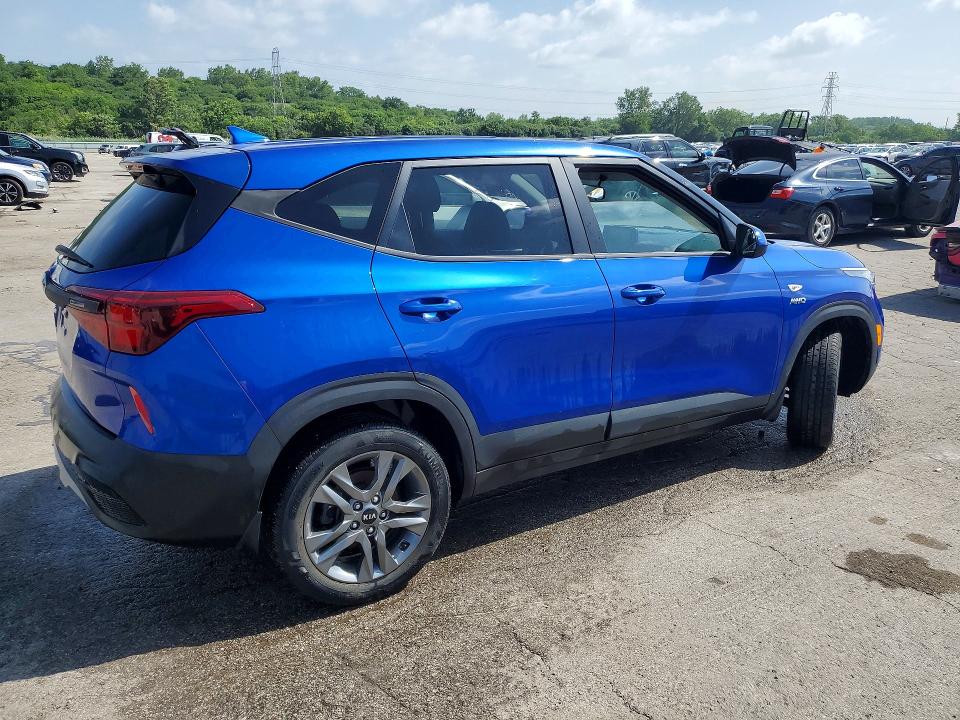 2021 Kia Seltos VIN KNDEPCAA4M7047992 COPART salvage auction — REAR END, WV - CERTIFICATE OF TITLE, sold $6,000 on 2026-07-24 (photo 3)