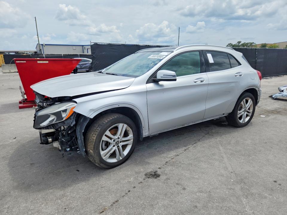 2018 Mercedes-benz Gla-klasse VIN WDCTG4EB2JJ474323 COPART salvage auction — FRONT END, In - Certificate Of Title, sold $4,500 on 2026-07-28 (photo 1)
