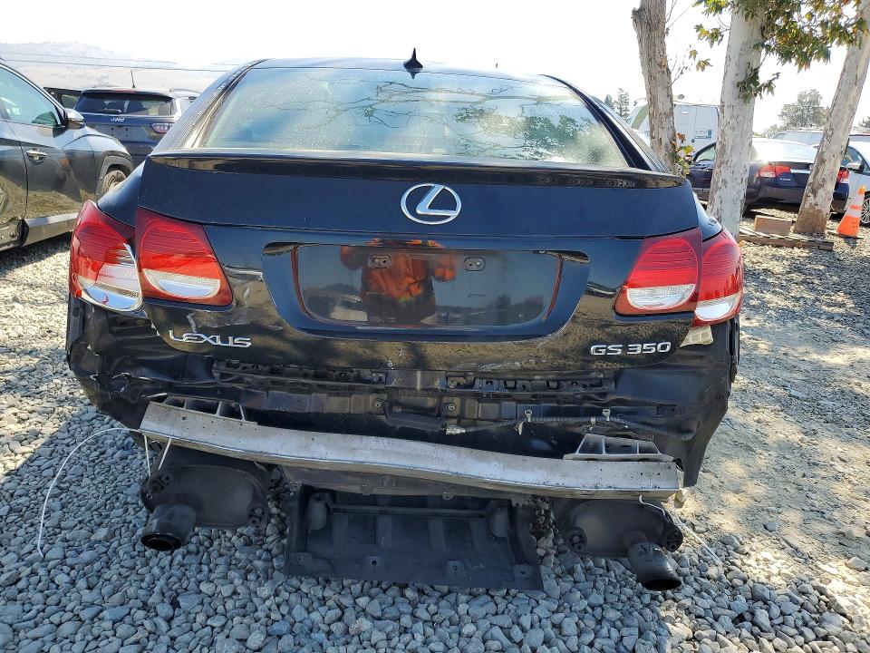 2010 Lexus Gs 350 VIN JTHBE1KS9A0049390 COPART salvage auction — REAR END, Ca - Salvage Certificate, sold $675 on 2026-07-07 (photo 6)