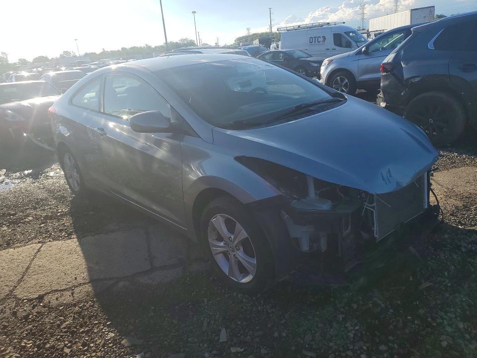 2013 Hyundai VIN KMHDH6AE4DU012556 COPART salvage auction — FRONT END, Oh - Cert Of Title-Salvage, sold $300 on 2026-07-28 (photo 4)