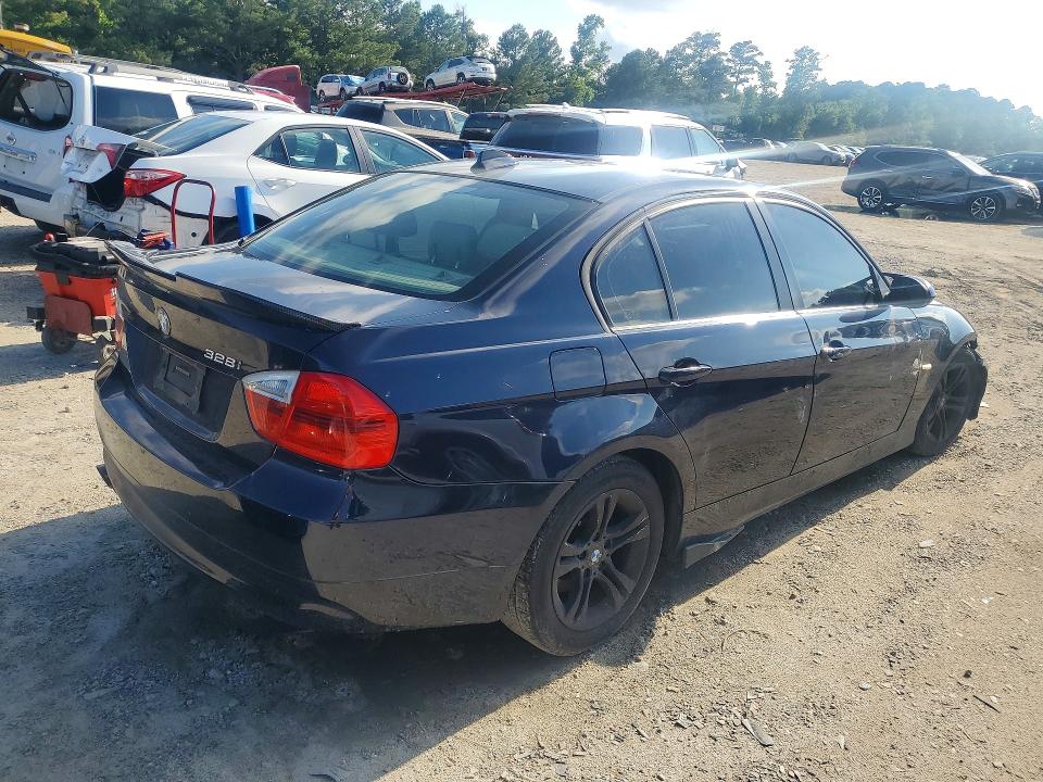 2008 BMW 3 series VIN WBAVA37528NL19529 COPART salvage auction — FRONT END, Va - Certificate Of Title, sold $600 on 2026-08-04 (photo 3)