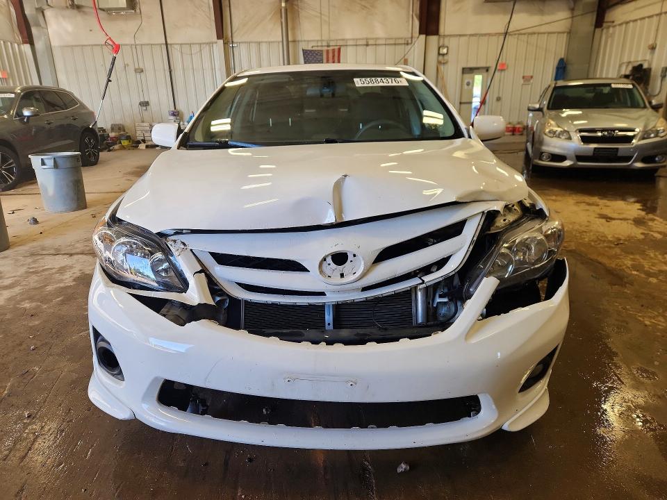 2012 Toyota Corolla VIN 5YFBU4EE1CP021068 COPART salvage auction — FRONT END, Wi - Certificate Of Title, sold $2,950 on 2026-07-13 (photo 5)