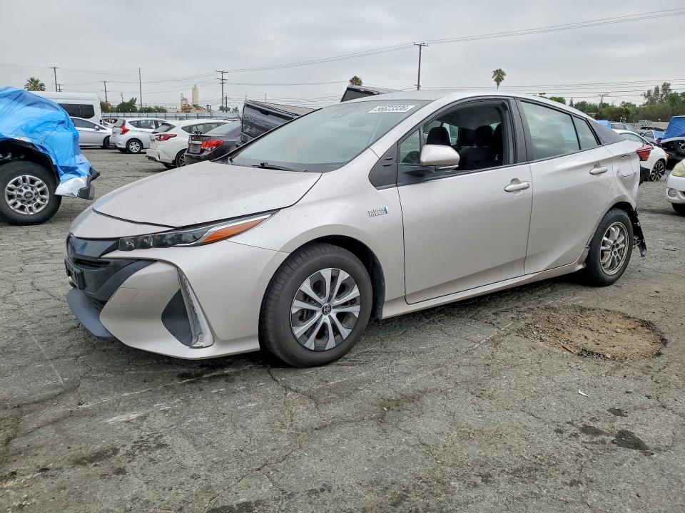 2021 Toyota Prius VIN JTDKAMFP4M3177690 COPART salvage auction — SIDE, CA - SALVAGE CERTIFICATE, sold $7,000 on 2026-07-16 (photo 1)