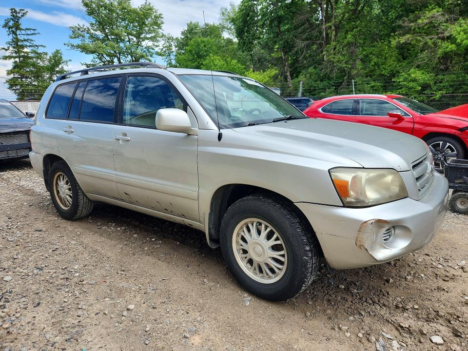 2005 Toyota Highlander VIN JTEDP21A350064598 COPART salvage auction — FRONT END, Oh - Certificate Of Title, sold $1,350 on 2026-07-15 (photo 4)