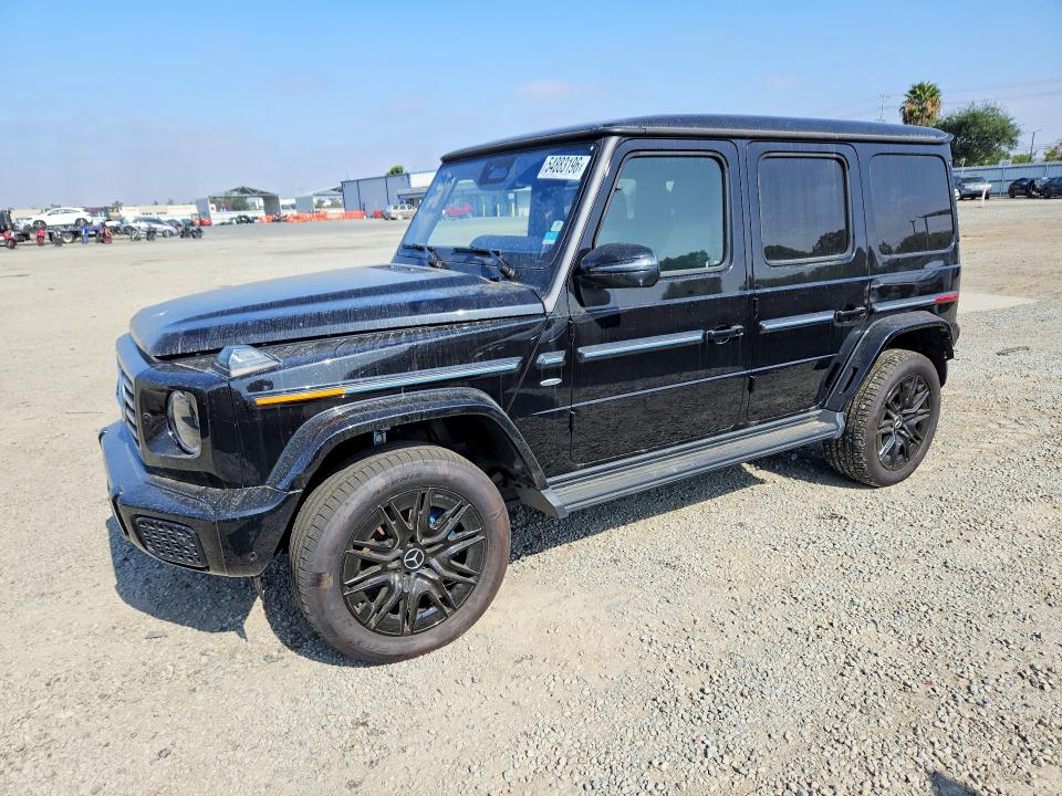 2025 Mercedes-benz G-klasse VIN W1NWM0AB1SX027869 COPART salvage auction — REAR END, Ca - Salvage Certificate, sold $90,500 on 2026-07-30 (photo 1)