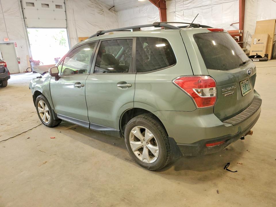2015 Subaru Forester VIN JF2SJADCXFH596648 COPART salvage auction — FRONT END, Vt - Cert Of Title-Salvage Vehicle, sold $325 on 2026-07-13 (photo 2)