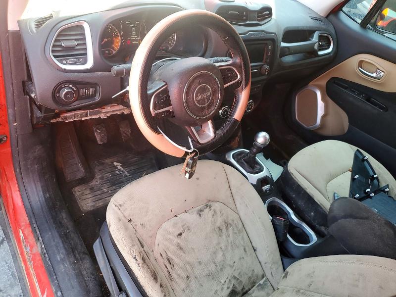 2015 Jeep Renegade VIN ZACCJBBHXFPC34805 COPART salvage auction — NORMAL WEAR, Ny - Cert Of Title-Parts Only, sold $500 on 2026-07-27 (photo 8)