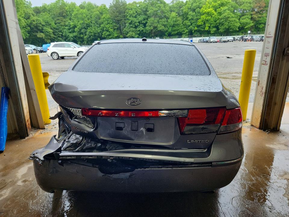 2008 Hyundai Azera VIN KMHFC46F88A272771 COPART salvage auction — FRONT END, GA - CERT OF TITLE-SALVAGE, sold $425 on 2026-07-24 (photo 6)