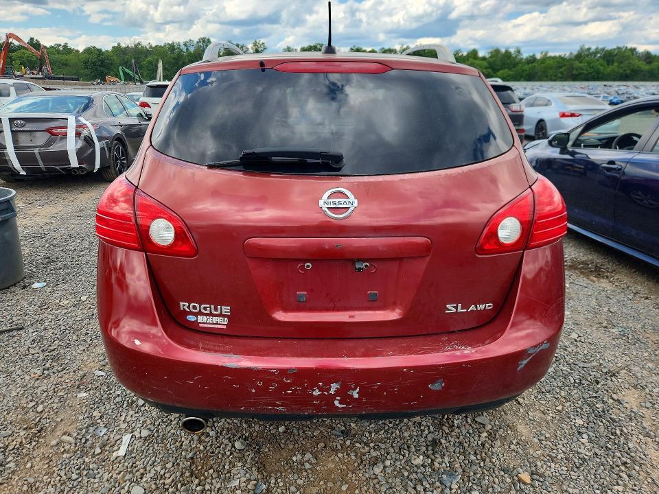 2009 Nissan Rogue VIN JN8AS58V79W175677 COPART salvage auction — SIDE, Nj - Cert Of Title-Salvage, sold $375 on 2026-07-31 (photo 6)