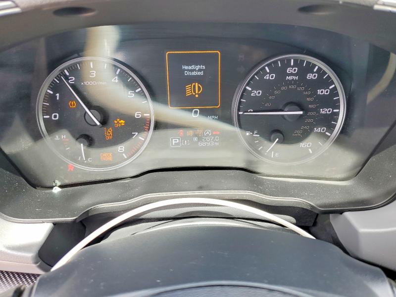 2025 Subaru Xv VIN JF2GUHDC3SH286762 COPART salvage auction — FRONT END, Ar - Cert Of Title-Salvage, sold $7,300 on 2026-07-10 (photo 9)
