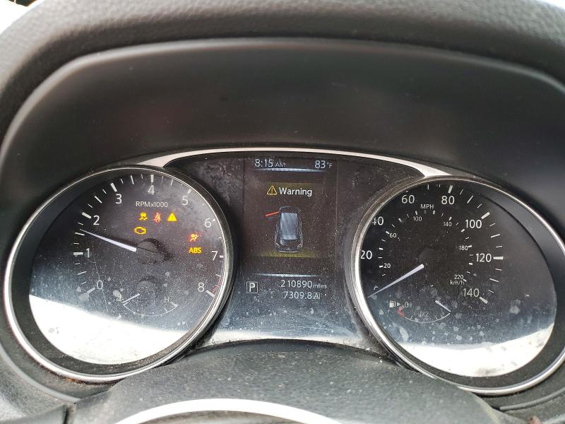 2016 Nissan Rogue VIN KNMAT2MT3GP734483 COPART salvage auction — FRONT END, TX - SALVAGE VEHICLE TITLE, sold $1,000 on 2026-07-31 (photo 9)