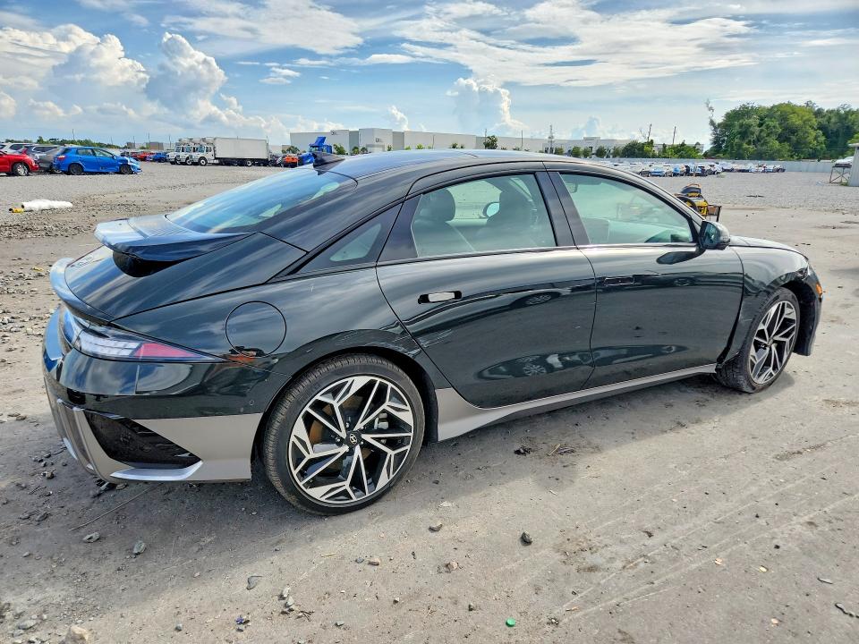 2023 Hyundai Ioniq 6 VIN KMHM54AC3PA026577 COPART salvage auction — FRONT END, Fl - Certificate Of Destruction, sold $13,500 on 2026-08-24 (photo 3)