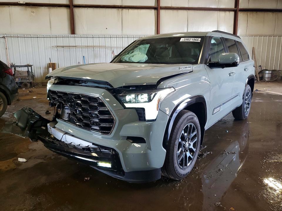 2026 Toyota Sequoia VIN 7SVAAABA3TX090291 COPART salvage auction — FRONT END, MI - CERT OF TITLE-SALVAGE VEHICLE, sold $38,000 on 2026-08-14 (photo 1)