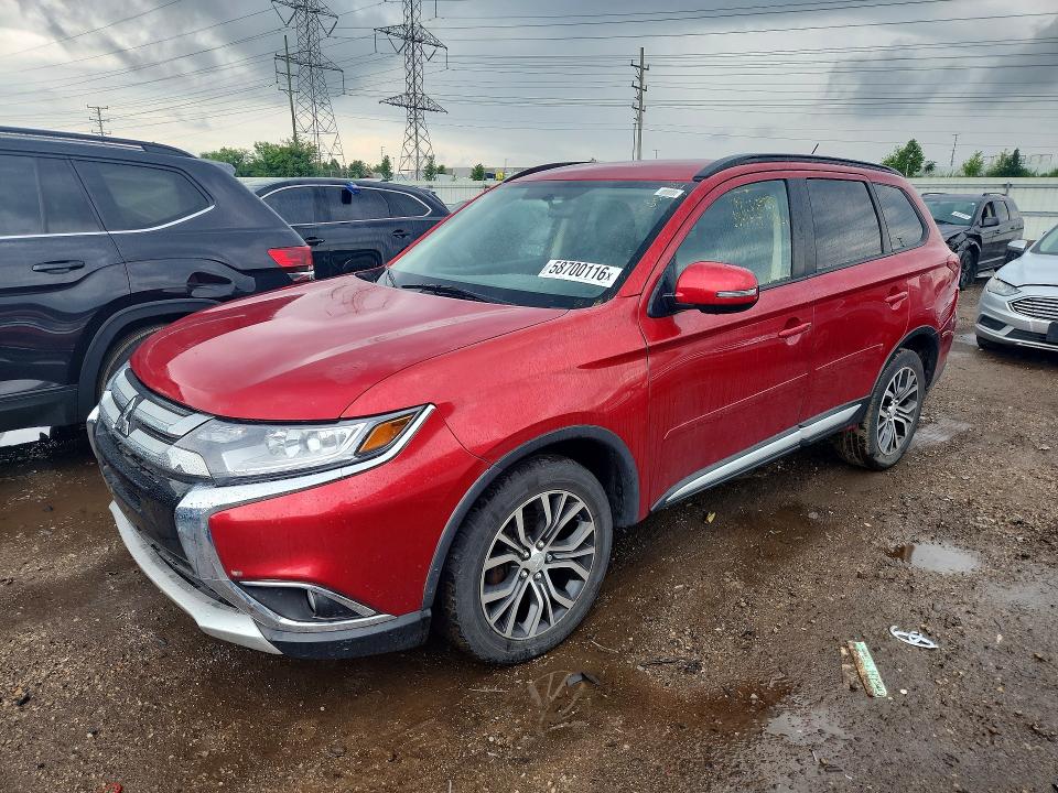 2016 Mitsubishi Outlander VIN JA4AD3A37GZ007823 COPART salvage auction — NORMAL WEAR, Il - Certificate Of Title (P), sold $3,500 on 2026-07-09 (photo 1)