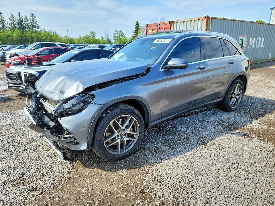 2018 Mercedes-benz Glc VIN WDC0G4KB3JV097128 COPART salvage auction — FRONT END, On - Permit Salvage, sold $7,300 on 2026-08-20 (photo 1)