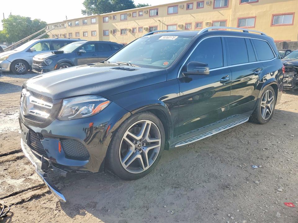 2017 Mercedes-benz Gls-klasse VIN 4JGDF7DE6HA937791 COPART salvage auction — FRONT END, Fl - Certificate Of Title, sold $9,500 on 2026-07-28 (photo 1)