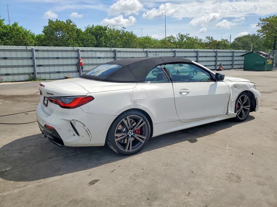 2024 BMW M4 VIN WBA53AT03RCP40732 COPART salvage auction — FRONT END, Fl - Cert Of Title Slvg Rebuildable, sold $26,250 on 2026-07-06 (photo 3)