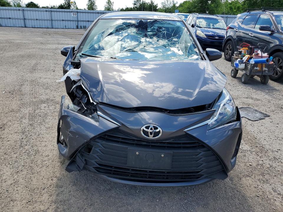 2018 Toyota Yaris VIN VNKKTUD36JA099308 COPART salvage auction — FRONT END, ON - PERMIT SALVAGE, sold $800 on 2026-07-21 (photo 5)