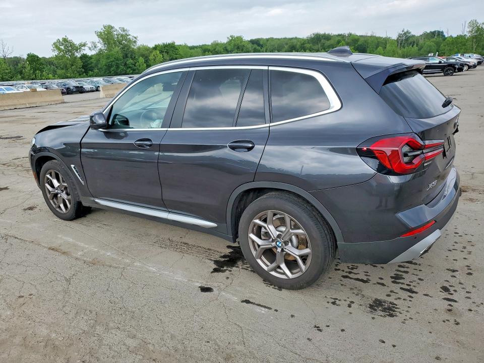 2022 BMW X3 VIN 5UX53DP02N9J01794 COPART salvage auction — FRONT END, Ny - Mv-907A Salvage Certificate, sold $4,800 on 2026-07-28 (photo 2)