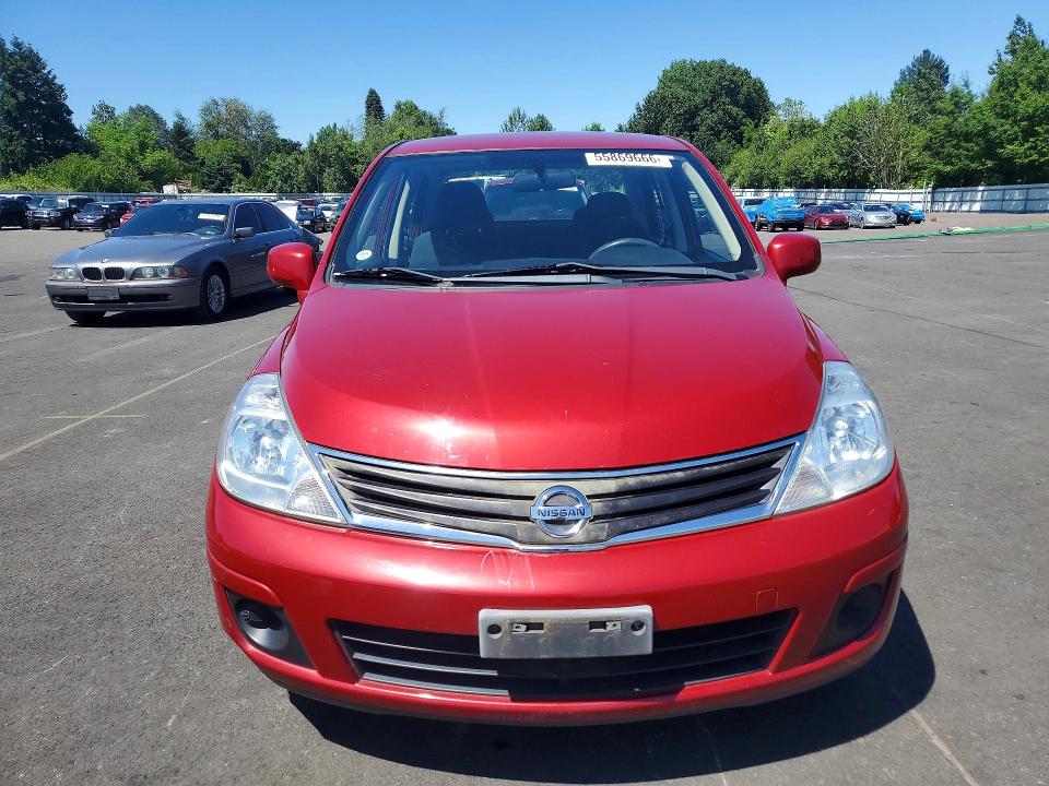 2011 Nissan Versa VIN 3N1BC1AP1BL455000 COPART salvage auction — REAR END, Or - Salvage Title Certificate, sold $325 on 2026-07-22 (photo 5)