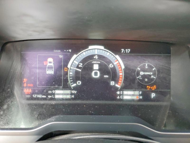 2025 Toyota Tundra VIN 5TFMA5DB7SX305948 COPART salvage auction — FRONT END, Tx - Certificate Of Title, sold $32,500 on 2026-07-21 (photo 9)