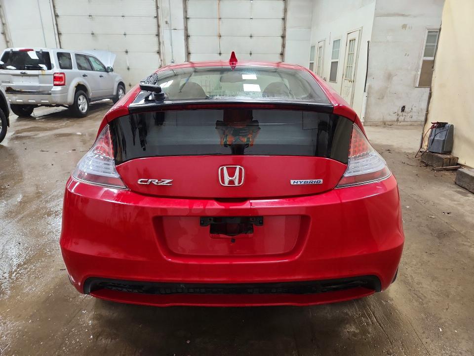 2014 Honda Cr-z VIN JHMZF1D6XES000463 COPART salvage auction — FRONT END, MI - CERTIFICATE OF TITLE, sold $275 on 2026-07-29 (photo 6)