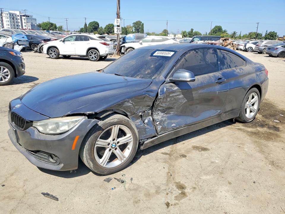 2014 BMW 4er VIN WBA3N7C51EF718530 COPART salvage auction — SIDE, Ca - Salvage Certificate, sold $1,000 on 2026-07-13 (photo 1)
