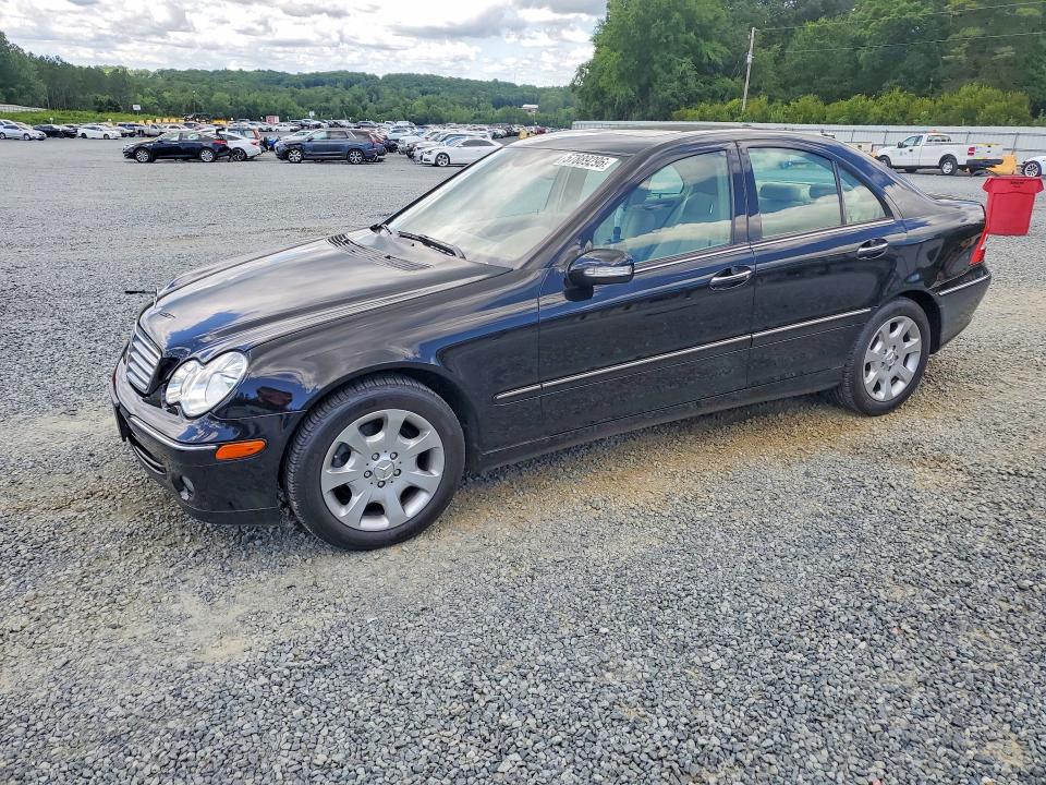 2006 Mercedes-benz C class VIN WDBRF92H96F795311 COPART salvage auction — REAR END, Nc - Salvage Certificate Of Title, sold $1,500 on 2026-07-23 (photo 1)