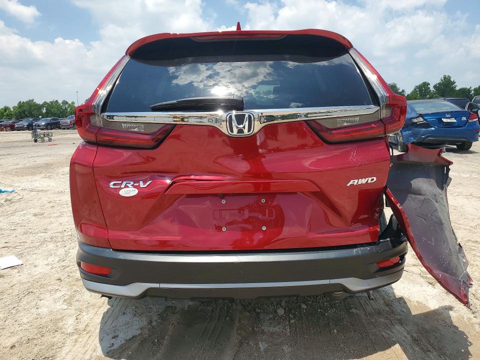 2022 Honda Cr-v VIN 7FARW2H86NE023162 COPART salvage auction — REAR END, Tx - Salvage Vehicle Title, sold $8,600 on 2026-07-24 (photo 6)