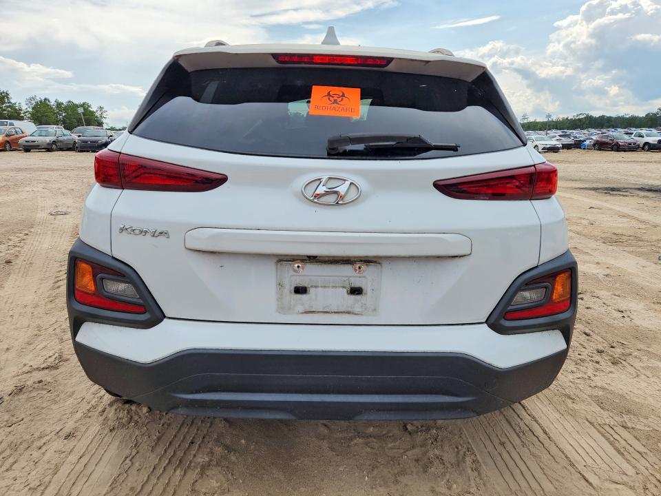 2020 Hyundai Kona VIN KM8K62AA6LU456989 COPART salvage auction — FRONT END, Fl - Certificate Of Destruction, sold $2,300 on 2026-07-17 (photo 6)