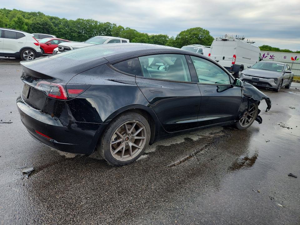 2022 Tesla Model 3 VIN 5YJ3E1EA2NF368484 COPART salvage auction — FRONT END, Fl - Certificate Of Title, sold $8,000 on 2026-07-06 (photo 3)