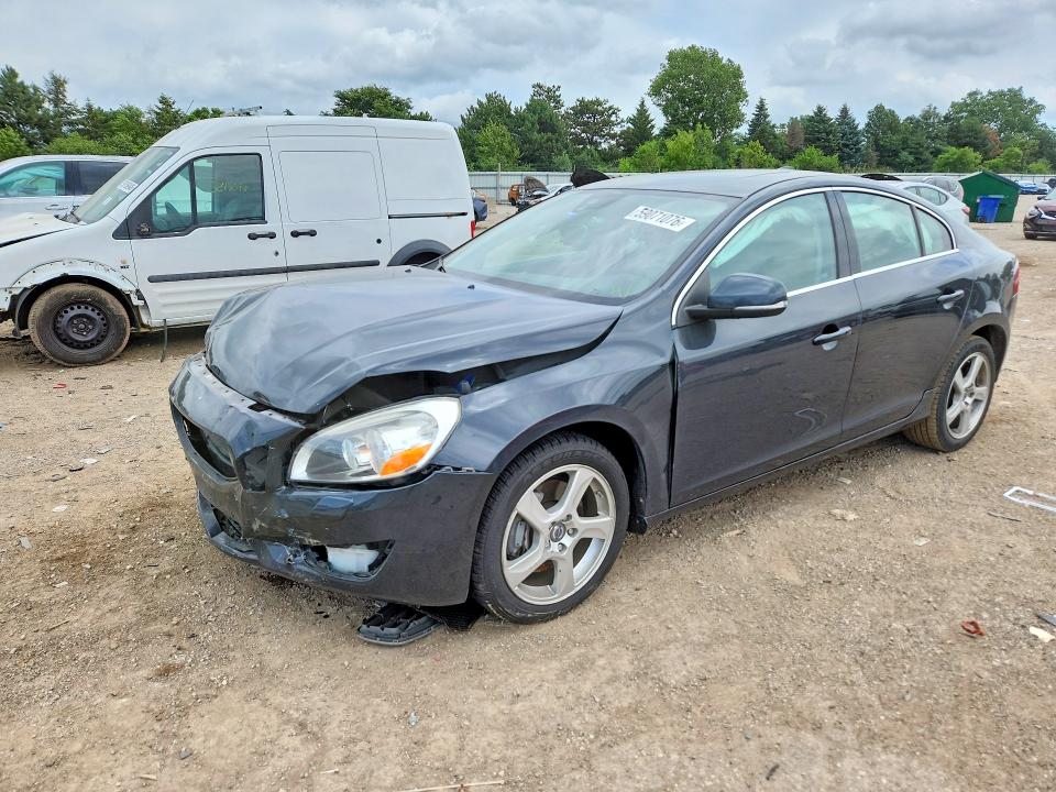 2013 Volvo S60 VIN YV1612FS7D2190217 COPART salvage auction — FRONT END, Il - Salvage Certificate, sold $400 on 2026-08-11 (photo 1)