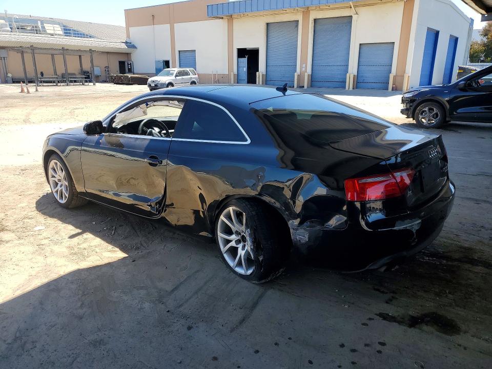 2011 Audi A5 VIN WAUCFAFRXBA073927 COPART salvage auction — SIDE, CA - SALVAGE CERTIFICATE, sold $350 on 2026-07-16 (photo 2)