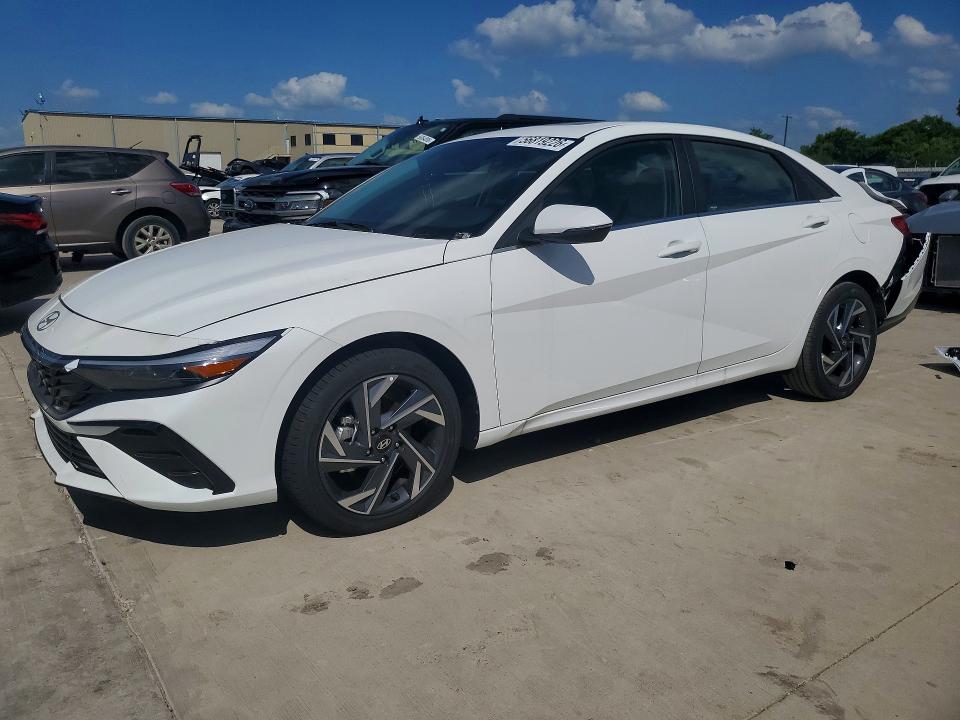 2026 Hyundai Elantra VIN KMHLN4DJ4TU194971 COPART salvage auction — REAR END, Mi - Cert Of Title-Salvage Vehicle, sold $9,700 on 2026-07-06 (photo 1)