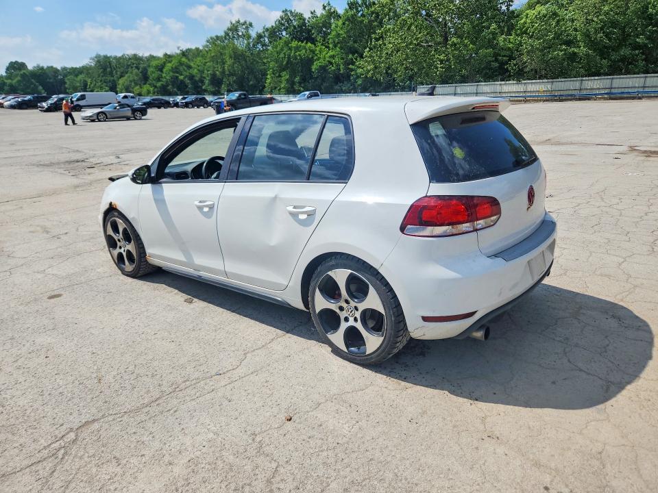 2012 Volkswagen Gti VIN WVWGV7AJ6CW279651 COPART salvage auction — FRONT END, Pa - Certificate Of Salvage, sold $875 on 2026-08-13 (photo 2)