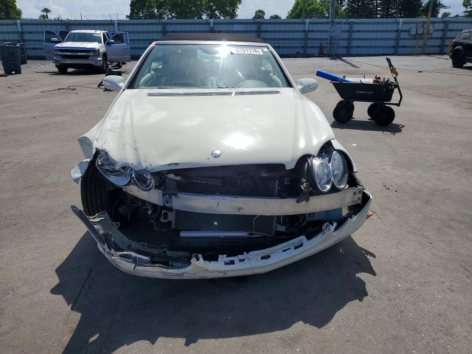 2008 Mercedes-benz Clk-klasse VIN WDBTK56F78T096962 COPART salvage auction — FRONT END, Fl - Cert Of Ttl-Rebuilt&Slvg Rbld, sold $475 on 2026-07-22 (photo 5)