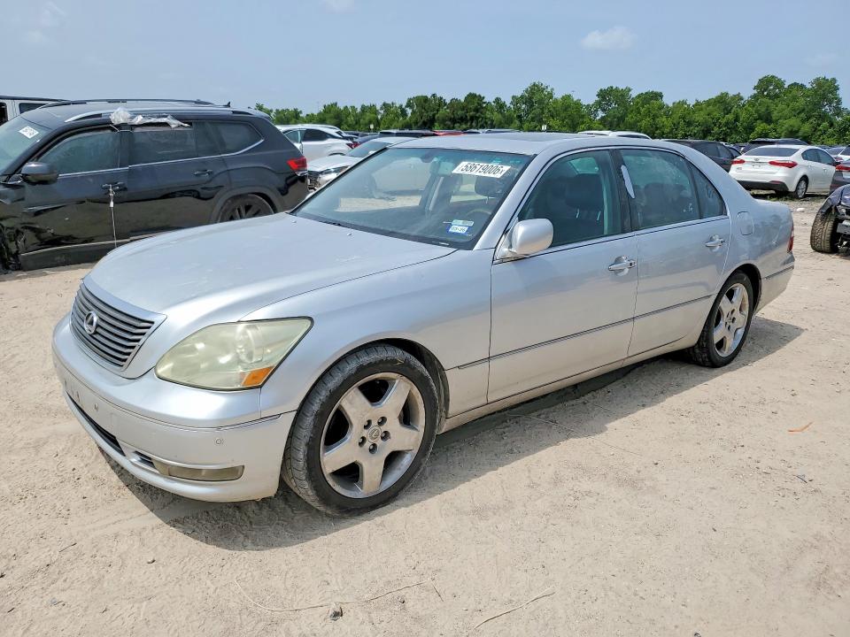 2005 Lexus Ls 430 VIN JTHBN36F655020723 COPART salvage auction — WATER/FLOOD, TX - SALVAGE TITLE-FLOOD DAMAGE (P), sold $650 on 2026-07-10 (photo 1)