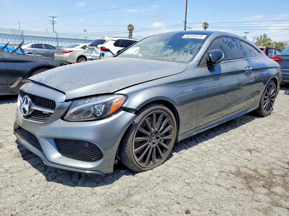 2018 Mercedes-benz VIN WDDWJ6EB9JF761621 COPART salvage auction — FRONT END, Ca - Dis/Dlr/Exp Only Clean Title, sold $14,100 on 2026-07-27 (photo 1)